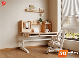 Kid's table and chairs Skp Files 
